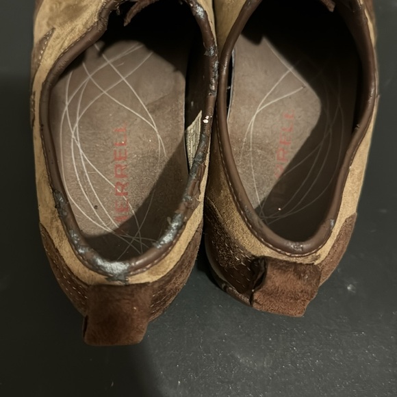 Merrell Barrado Leather Shoes Mocha Size 6.5 - Picture 2 of 7